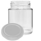 Potes Vidro 240ml Doces, Geleias, Bolos, Lembranças Com Tampa De Metal - 24 Und