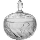 POTICHE BOMBONIERE VICENZA CRISTAL ECO 15x9x9cm TRANSPARENTE
