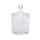 Potiche C/ Tampa Litt 14,5cm Em Cristal Wolff