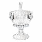 Potiche de Cristal Decorativo Com Tampa Baleiro Doces 25 cm Bomboniere Potiche de Cristal Decorativo Com Tampa Baleiro Doces 25 cm Bomboniere