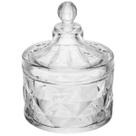 Potiche de cristal texturizado Lyor 6,8x6,8x9 Potiche de cristal texturizado Lyor 6,8x6,8x9