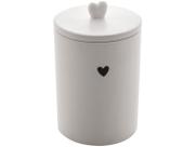 Potiche Decorativo de Cerâmica 12cm Lyor - Heart