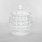 Potiche Mini Bomboniere Cristal Decorativo Lyor Diamond 10 cm Porta Doce Com Tampa