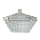 Potiche Mini Bomboniere de Vidro Lembrancinha Batizado C/Tampa Decorativo