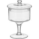 Potiche Vaso Decorativo Enfeite Bomboniere Vidro 22x18x18cm