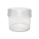 Potinho Acrílico Redondo Tampa Rosqueável - P - 80ml - 4,8cm x 5cm - 10 unidades - Rizzo