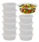 Potinho Freezer Microondas Com Tampa 330ml 10Unidades Potinho Freezer Microondas Com Tampa 330ml 10Unidades