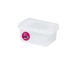 Potinho pequeno com tampa pote caixa organizadora up 500 ml empilhavel transparente plastico porta mantimentos