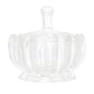 Potinho Pequeno Potiche Decorativo De Cristal Resistente Chique Geneva - Wolff
