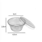 Potinho Transparente Molheira Pote Pra Molho maionese patê delivery Tampa 30ml 20un Potinho Transparente Molheira Pote Pra Molho maionese patê delivery Tampa 30ml 20un