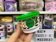 Potinho Tupperware Floral 140 ml com Tampa Verde