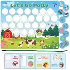 Potty Training Chart Bright Seed Cars com adesivos para meninos