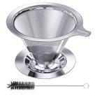 Pour Over Coffee Dripper Hanlomele Paperless Stainless Steel