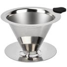 Pour Over Coffee Dripper Nove Stainless Steel 1-2 xícaras Pour Over Coffee Dripper Nove Stainless Steel 1-2 xícaras