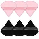 Powder Puff Pimoys Soft Velour Triangle Powder Puffs x6
