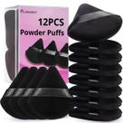 Powder Puffs BEAKEY 12 unidades para rosto Powder Triangle Puff Powder Puffs BEAKEY 12 unidades para rosto Powder Triangle Puff