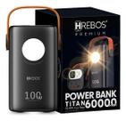 Power Bank 60000mAh 100W Ultra Rápido para Starlink, Notebooks, Viagens, proteção contra sobrecarga e curtocircuito , marca HREBOS