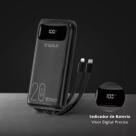 Power Bank A Gold Turbo 22,5W de 20000mAh BTE38 - Preto