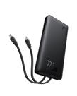 Power Bank Baseus 10000mAh 22.5W com Cabos Embutidos e Indicador de Carga em LED