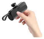 Power Bank Bolso:vem Com Dois Tipos De Cabeças Carregamento Cor Preto
