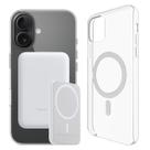 Power Bank Carregador Portátil 5000mAh iPhone16, 16 Pro e Max com Capa Magsfe por Indução