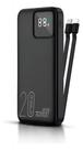 Power Bank Carregador Portátil Turbo 20.000mah Com Anatel Preto