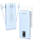 Power Bank Charmast 10000mAh com Cabos Integrados e Plugue de Parede Power Bank Charmast 10000mAh com Cabos Integrados e Plugue de Parede