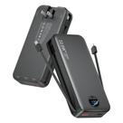 Power Bank citicr 20000mAh 22,5W com cabos integrados USB-C