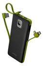 Power Bank Kaidi 10000mAh KNC8881 com Visor Digital, Cabo Triplo Integrado e Carregamento Rápido Portátil e Compacto
