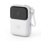 Power Bank Kaidi Knc-01p 10000mah Turbo 22.5w Pd20w com Cabos Integrados Tipo-c Lightning Cor:Branco Power Bank Kaidi Knc-01p 10000mah Turbo 22.5w Pd20w com Cabos Integrados Tipo-c Lightning Cor:Branco