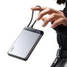 Power Bank LISEN 10000mAh em Liga de Metal com USB-C e Carregamento Rápido