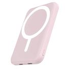 Power bank podoru 5000mAh magnético sem fio 20W rosa Power bank podoru 5000mAh magnético sem fio 20W rosa