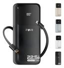 Power Bank Portátil 20000mah Turbo Compatível IPhone Android 22.5w Com Display 2 Cabos Preto