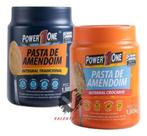 Power One Kit 2 Pasta De Amendoim Tradicional E Crocante1kg