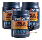 Power One Kit 3 Pasta De Amendoim Tradicional Integral 1kg