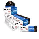 Power Protein Bar 41g Display Com 12 Unid Max Titanium Sabor Morango Sensation