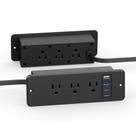 Power Strip CCCEI 6 tomadas com porta USB C de 45 W, cabo de 6 pés preto