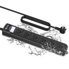 Power Strip Silkycasters Outdoor à prova de intempéries, 6 tomadas, 6 pés Power Strip Silkycasters Outdoor à prova de intempéries, 6 tomadas, 6 pés