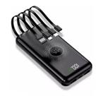 Powerbank Carregador Portátil Indução Com 4 Cabos Peining 10000 Mah - Bateria Externa - Power Bank Envio Rápido