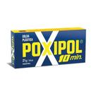 Poxipol Cinza 21g - Cola Epóxi Resistente para Metal, Madeira, Porcelana e Mais
