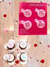 PP17 Kit com 4 mini estêncils maternidade para confeitaria e artesanato.