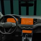 PPF Console Ar Velocímetro Multimídia Polo Highline 23 25
