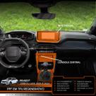 PPF Console Central e multimídia Peugeot 2008 Allure 25 26