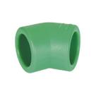 PPR JOELHO 45 F/F 40MM - AMANCO para Água Quente e Fria - Resistente a Substâncias Químicas - Verde