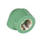 PPR Joelho 90 F/F Inserto Metálico 25mm x 3/4'' - Amanco - Água Quente e Fria