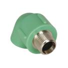 PPR Joelho 90 M/F Inserto Metálico 20mm x 1/2'' - Amanco - Água Quente e Fria