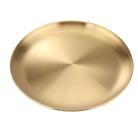 Prado Dourado Inox Bandeja aço Inoxidável Redondo Prado Dourado Inox Bandeja aço Inoxidável Redondo