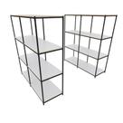 Praleira De Aço Reforçada Mini Porta Pallet 200x60x90 Estante Estoque Bandeja Branca Módulos Conjugados 2 + 2 Praleira De Aço Reforçada Mini Porta Pallet 200x60x90 Estante Estoque Bandeja Branca Módulos Conjugados 2 + 2