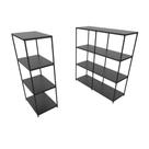Praleira de aço reforçada mini porta pallet 200x60x90 estante estoque bandeja crua