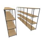 Praleira De Aço Reforçada Mini Porta Pallet 200x60x90 Estante Estoque Bandeja Crua Módulos Conjugados 5 + 5